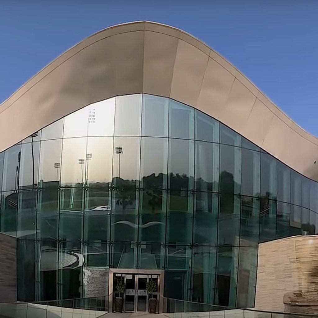 exterior view of deep dive dubai