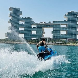 jetski dubai royal atlantis view