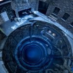 Deep dive underwater view